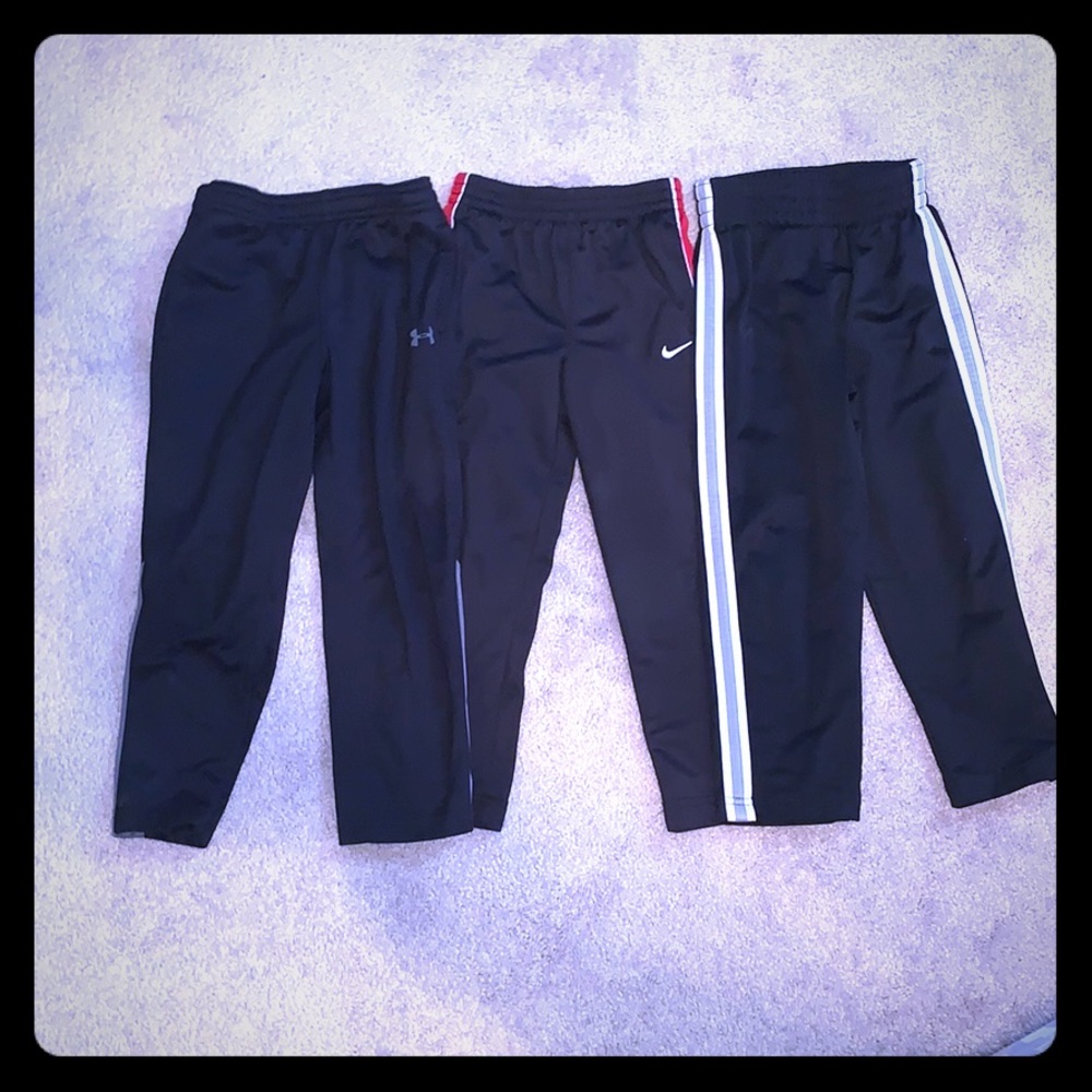 Boy’s 4T Athletic Black Pants-Nike/Under Armour